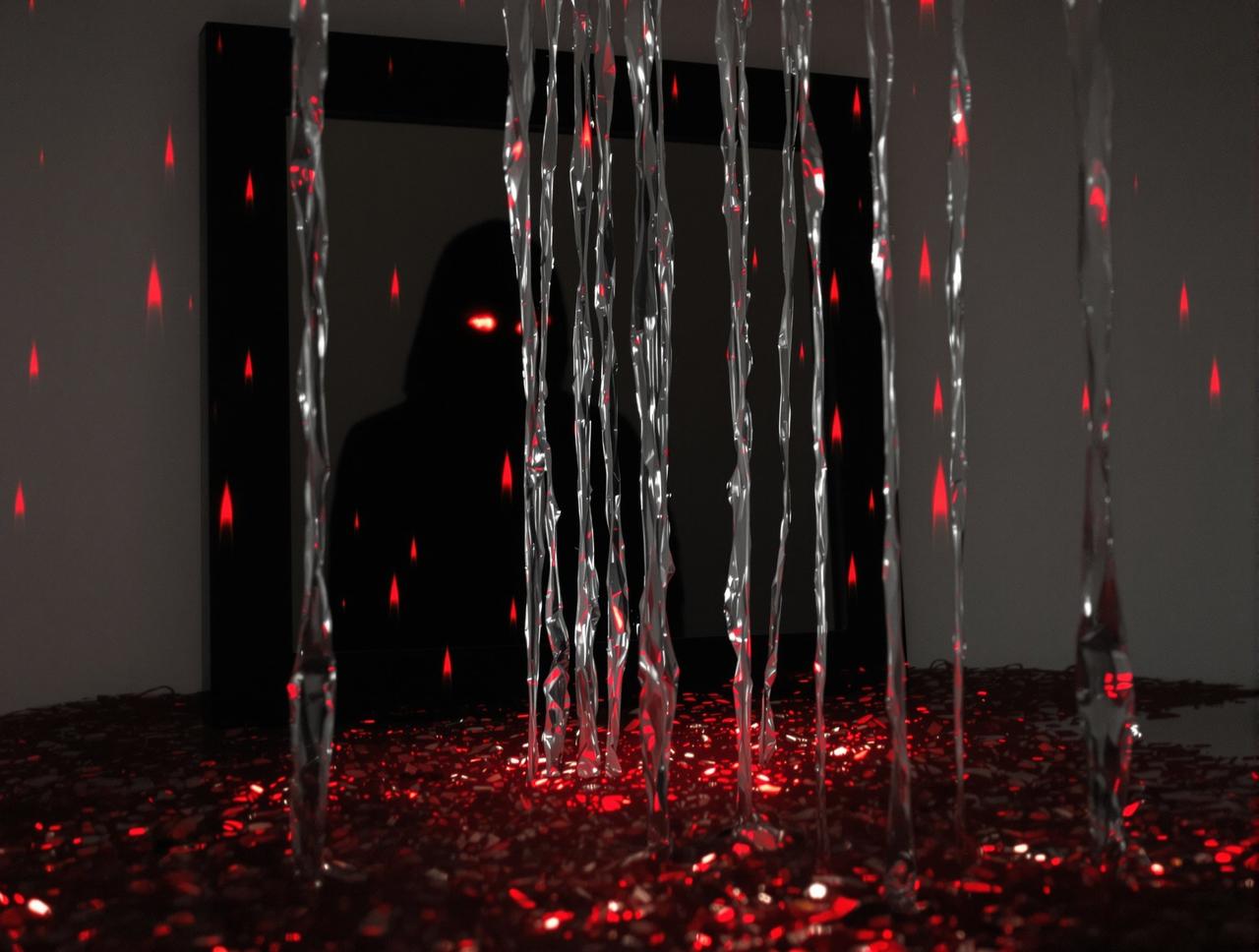 今日吃瓜在线-某女主播直播时画面异常！疑似身后镜子反射出不该出现的人-直播事故